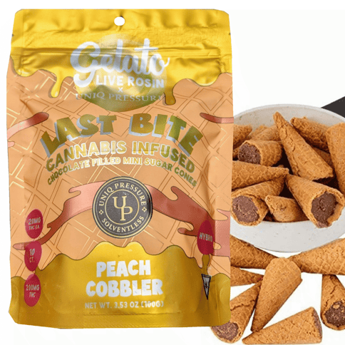 Hash Rosin Mini Cones - Last Bite - Peach Cobbler - Hybrid