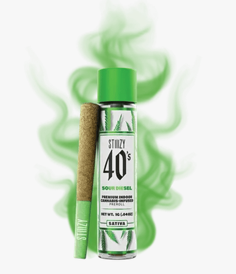 Stiiizy 40'S - Sour Diesel | 1G Infused Pre-Roll