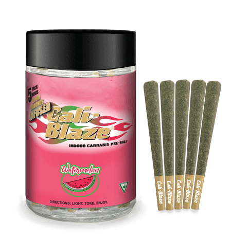 Cali-Blaze - Watermelon Liquid Diamonds 5Pk - 3.5g