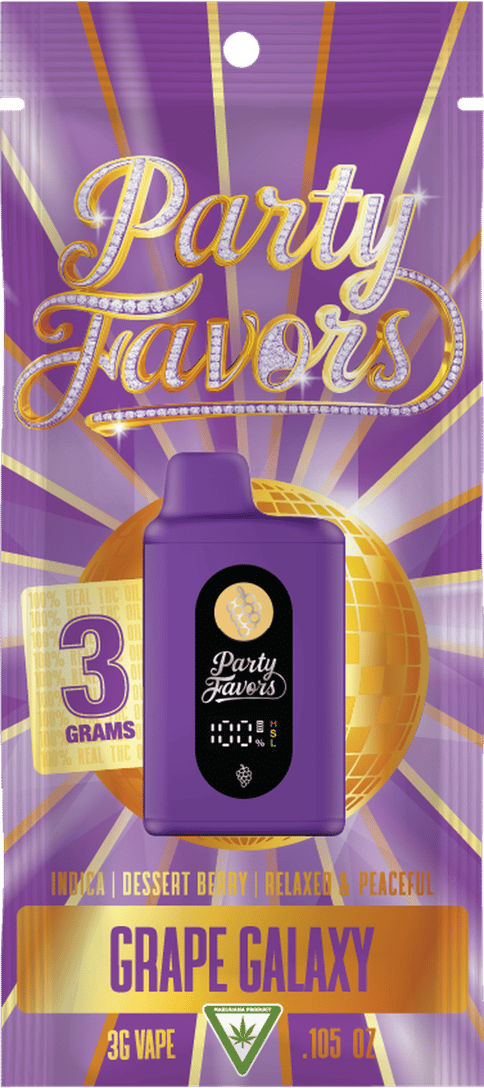 Party Favors Juicebox Grape Galaxy Disposable 3g