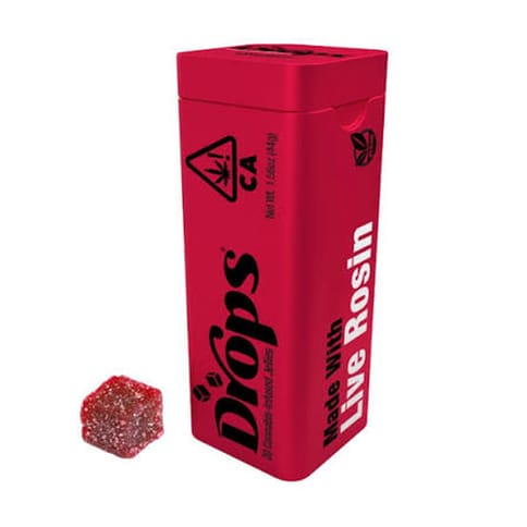 Drops Hemp Jellies Cherry 50mg THC