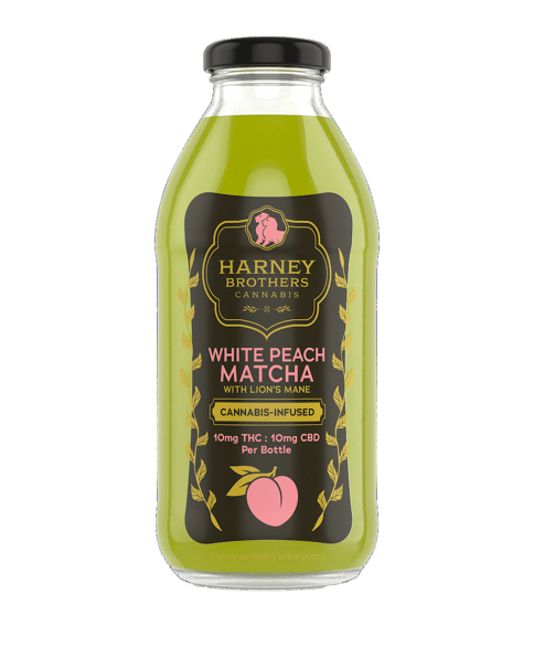 Harney Brothers | White Peach Matcha w/ Lion's Mane | Beverage [16oz]