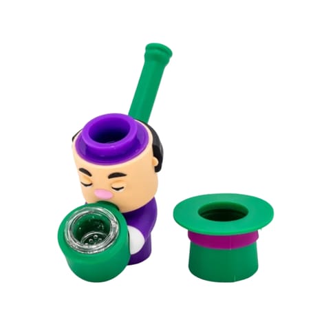 4" Silicone Character Pipe