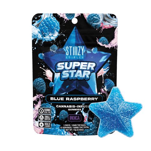 STIIIZY - Star Gummy - Blue Raspberry - 100mg