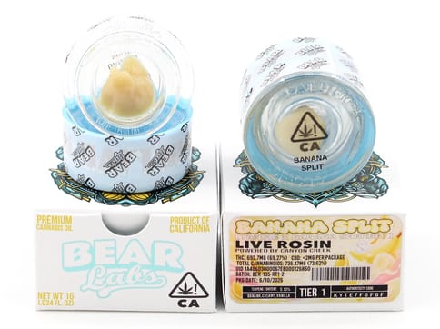 BEAR LABS - ROSIN BADDER - BANANA SPLIT TIER 1 - 1G