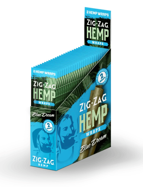 Zig Zag - Blue Dream - Hemp Wraps - 2pk