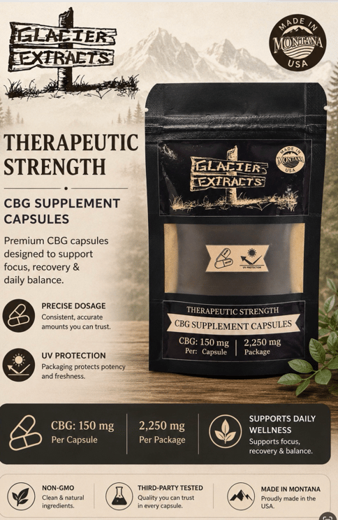Glacier Extract CBG MCT Oil Capsules 15ct
