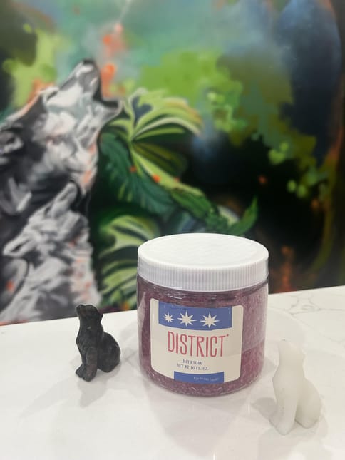 District Cannabis | Bath Soak | Eucalyptus Mint | Topical 100mg