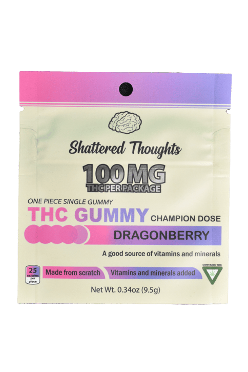 SHATTERED THOUGHTS | DRAGONBERRY | GUMMY | 100MG