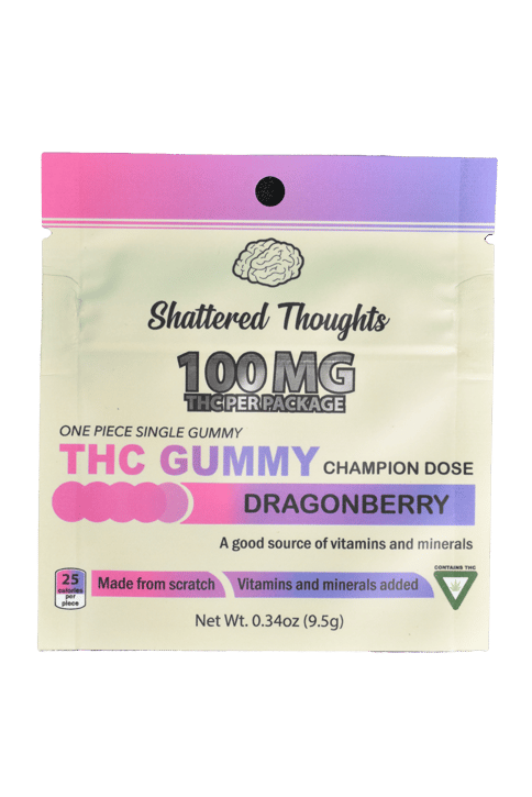SHATTERED THOUGHTS | DRAGONBERRY | GUMMY | 100MG