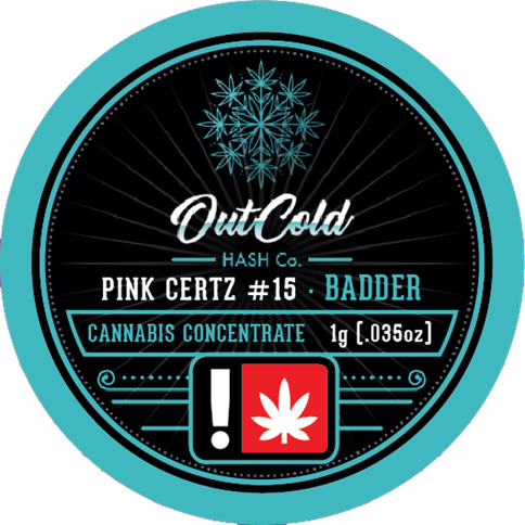 Pink Certz OUT COLD 1g Rosin (BNK)