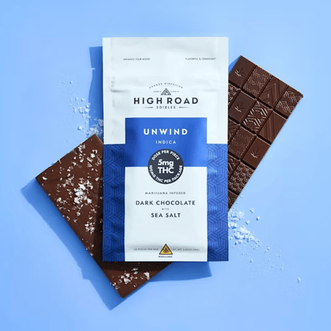 Unwind - Dark Chocolate - Sea Salt - Indica - 1 Each