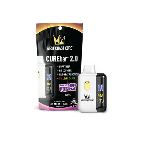 WEST COAST CURE - THC ALL IN ONE - GRANDDADDY PURPLE - 1G