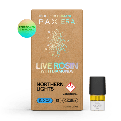 Pax Pod Live Rosin | Northern Lights 1g Rec