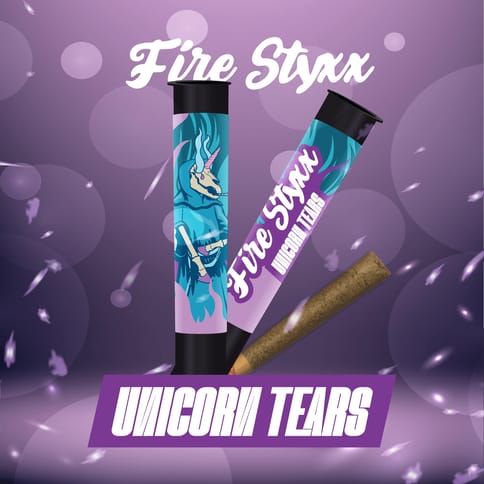 (MED) Fire Styxx Infused Pre-Roll 1g - Unicorn Tears
