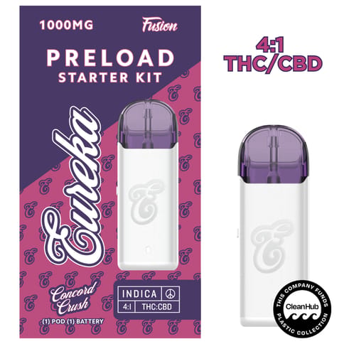 EUREKA STARTER KIT - CONCORD CRUSH 4:1 THC:CBD