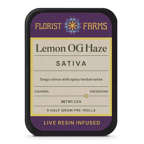 Lemon OG Haze .5g Infused Pre-roll (5PK)