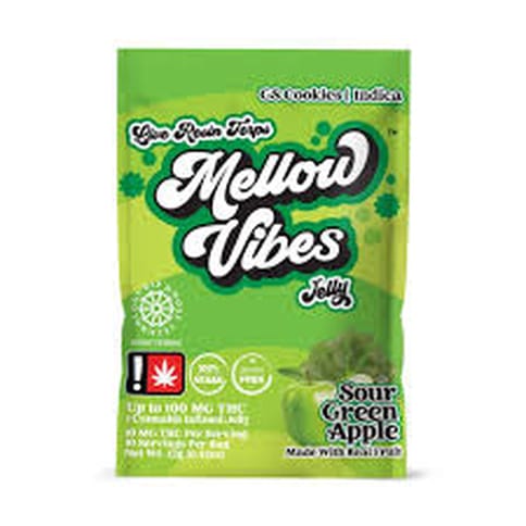 Green apple 100MG Jelly (Mellow vibes)
