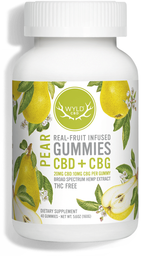 Pear 800MG 2:1 HEMP Gummys (Wyld)