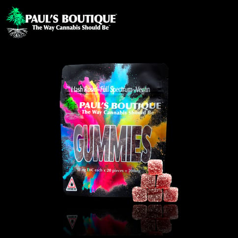 Hash Rosin Gummies | 10mg Grape | Indica