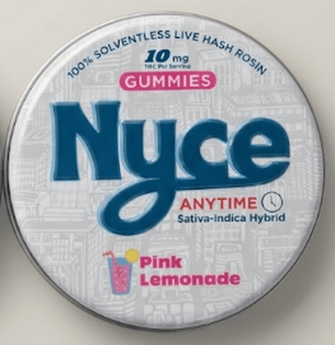NYCE | Pink Lemonade | Edibles | 100mg | 10 Pack