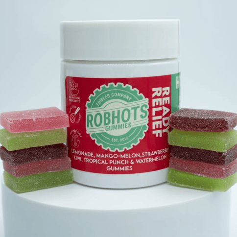 Robhots Ready Relief Gummies 1000mg-THC : 500 CBD : 500mg-CBG - MED