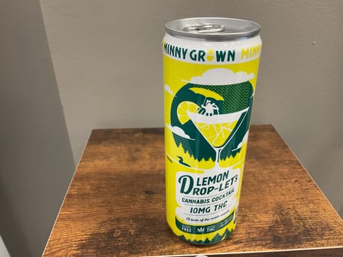 Minny Grown Lemon Drop Lets Cannabis Cocktail