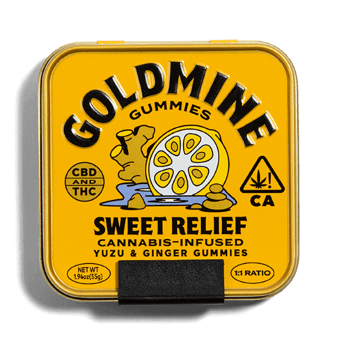 Goldmine | Sweet Relief Yuzu & Ginger (H) 1:1 | 10mg THC / 10mg CBD x 10 Gummies