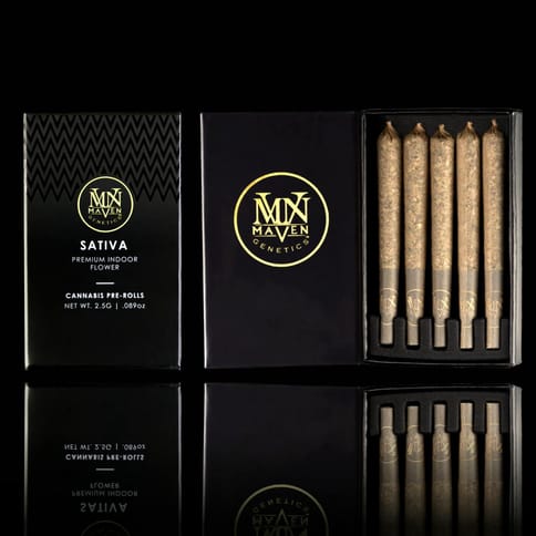 Maven Genetics | Orange Bellini | Preroll | Sativa | 5pk | 2.5g
