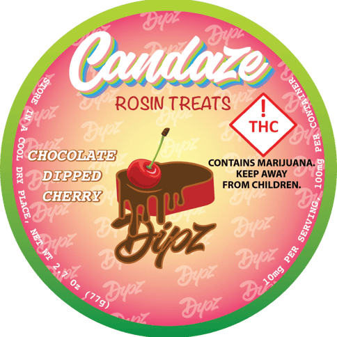 Candaze | Chocolate Dipped Cherry | Sativa | Rosin Dipz | 100MG