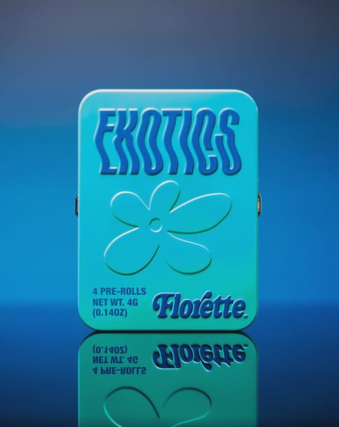 Florette - PRJ - Exotics 1g 4-pack - Blue Ghost Mintz