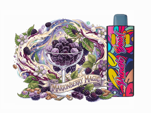 PUNCH BOWL | FLAVORED DUO-TANK CARTRIDGE | MARIONBERRY MAGIC | INDICA & INDICA | 2 GRAMS | DISPOSABLE