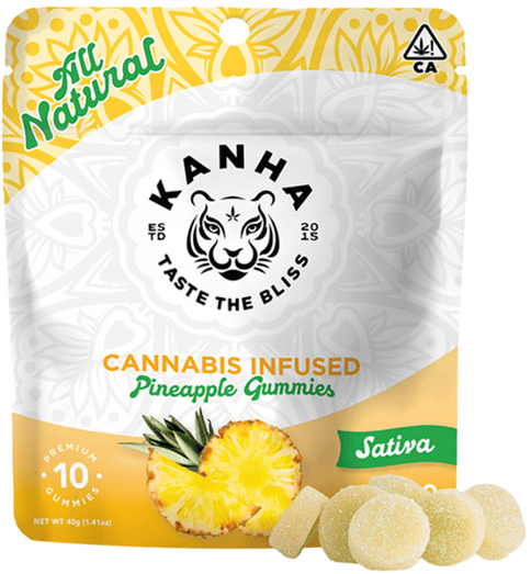 KB - KANHA - THC GUMMY - PINEAPPLE - 100MG