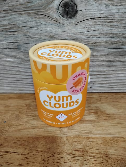 Yum Clouds Live Rosin Orange Dreamsicle 1:1