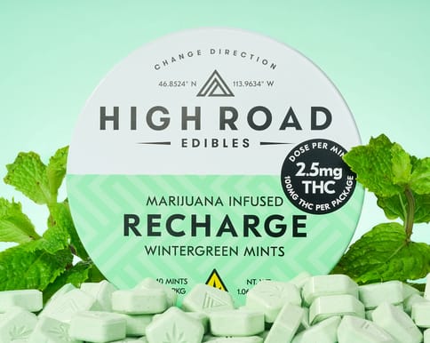 Recharge - Wintergreen Mints - Sativa - 40 pack