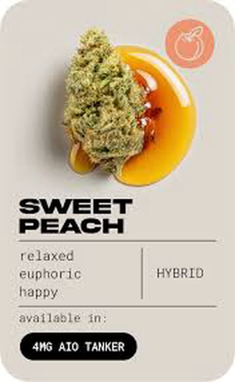 Sweet Peach 4g Distillate All-in-One Vape by Oil by Craft | Golden Rookie