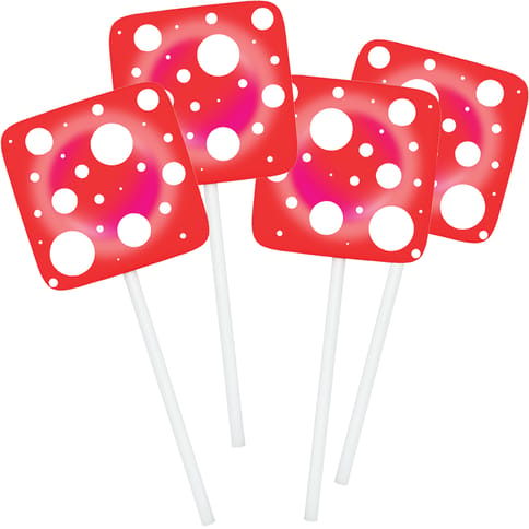 Float Pops D9 Smart Shroom Lollipops W/ Amanita Muscaria - Silly Strawberry