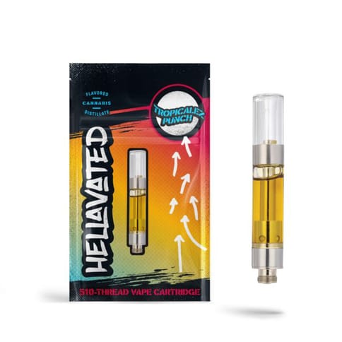 Hellavated | Vape Cart. | - Tropicalez Punch | 1g 510