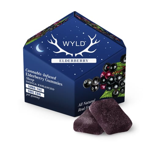 Wyld Gummies | 2:1 CBN Elderberry Indica 100mg