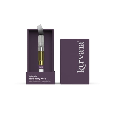 KURVANA - THC VAPE - ORIGINALS BLACKBERRY KUSH - 1G