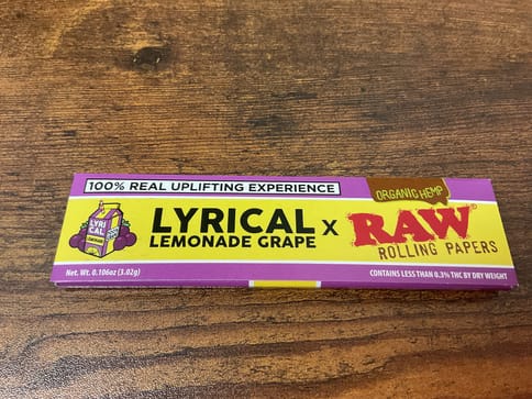 Raw Lyrical Lemonade Grape King Size Wide Papers