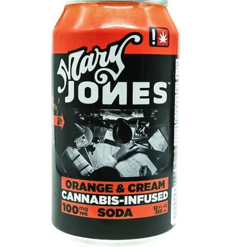 Mary Jones Soda 100mg - Orange & Creram