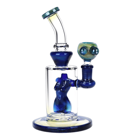 Fumed Nude Bod Glass Water Pipe | 10" | 14mm F