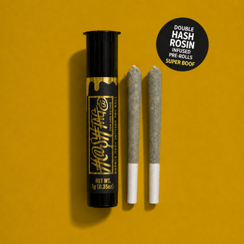 Double Hash Infused Pre Roll 2x0.5g - Super Boof