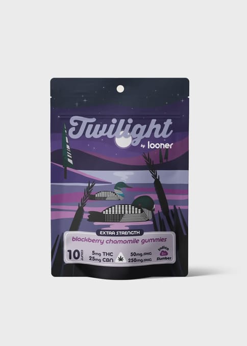 Looner - Gummies - Twilight gummies - Blackberry 25 CBN