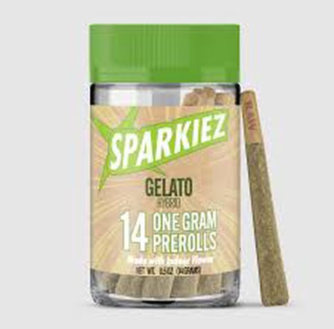 Sparkiez | Gelato | Prerolls | Hybrid | 14g | 14pk