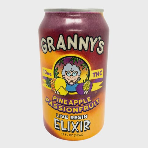 Granny's | THC Live Resin Infused Elixer | Pineapple Passionfruit
