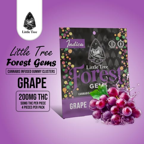 Little Tree Forest Gems - Grape - 200mg