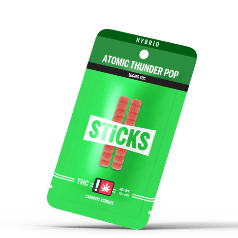 Sticks | Atomic Thunder Pop | 2pk Gummies