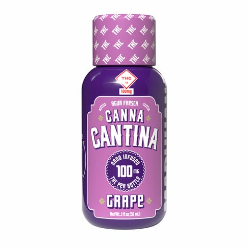 Canna Cantina - Grape - 100mg 2oz Infused Beverage